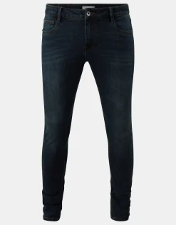 Shoeby Skinny Fit Jeans Donkerblauw L34<Heren Jeans