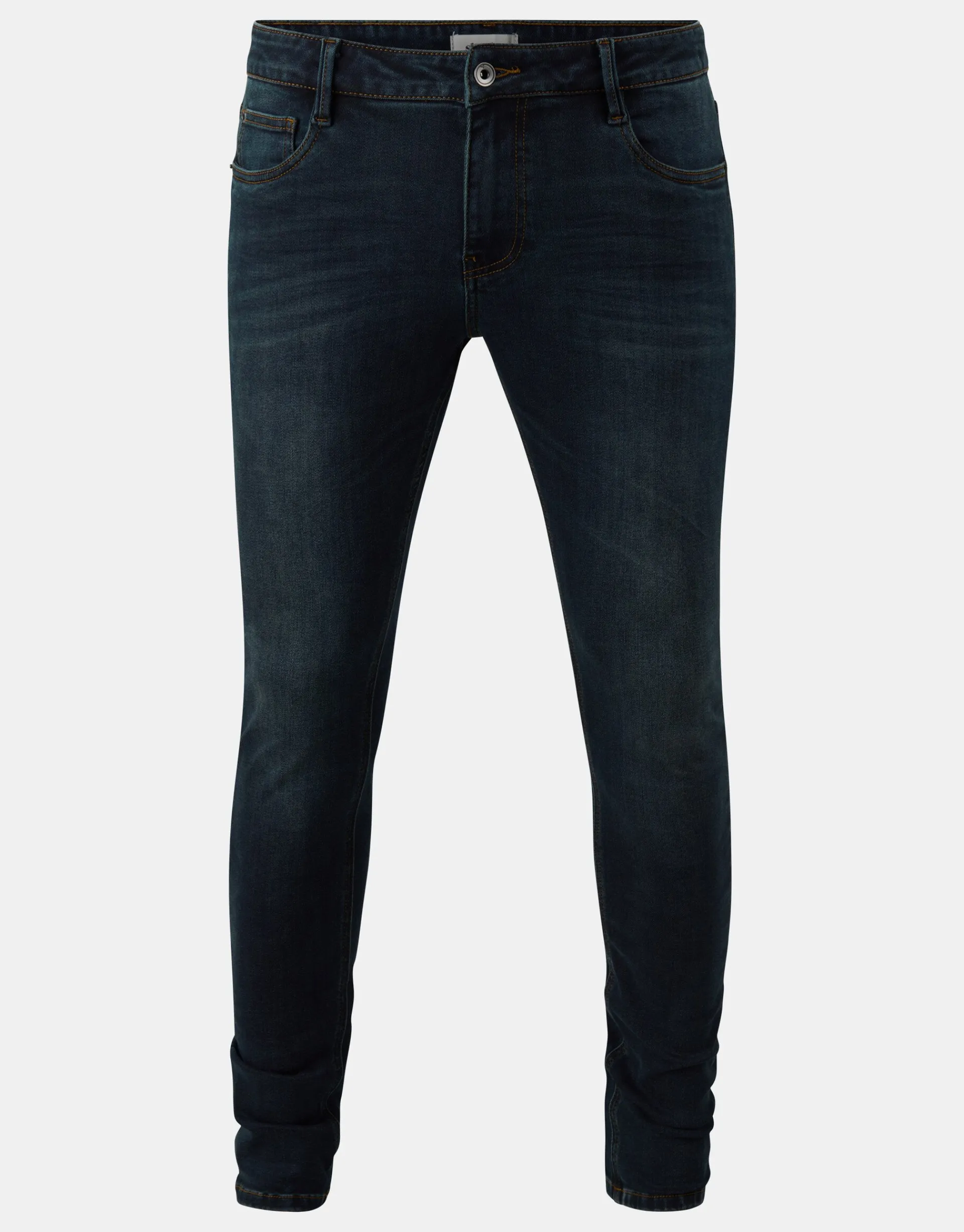 Shoeby Skinny Fit Jeans Donkerblauw L34<Heren Jeans