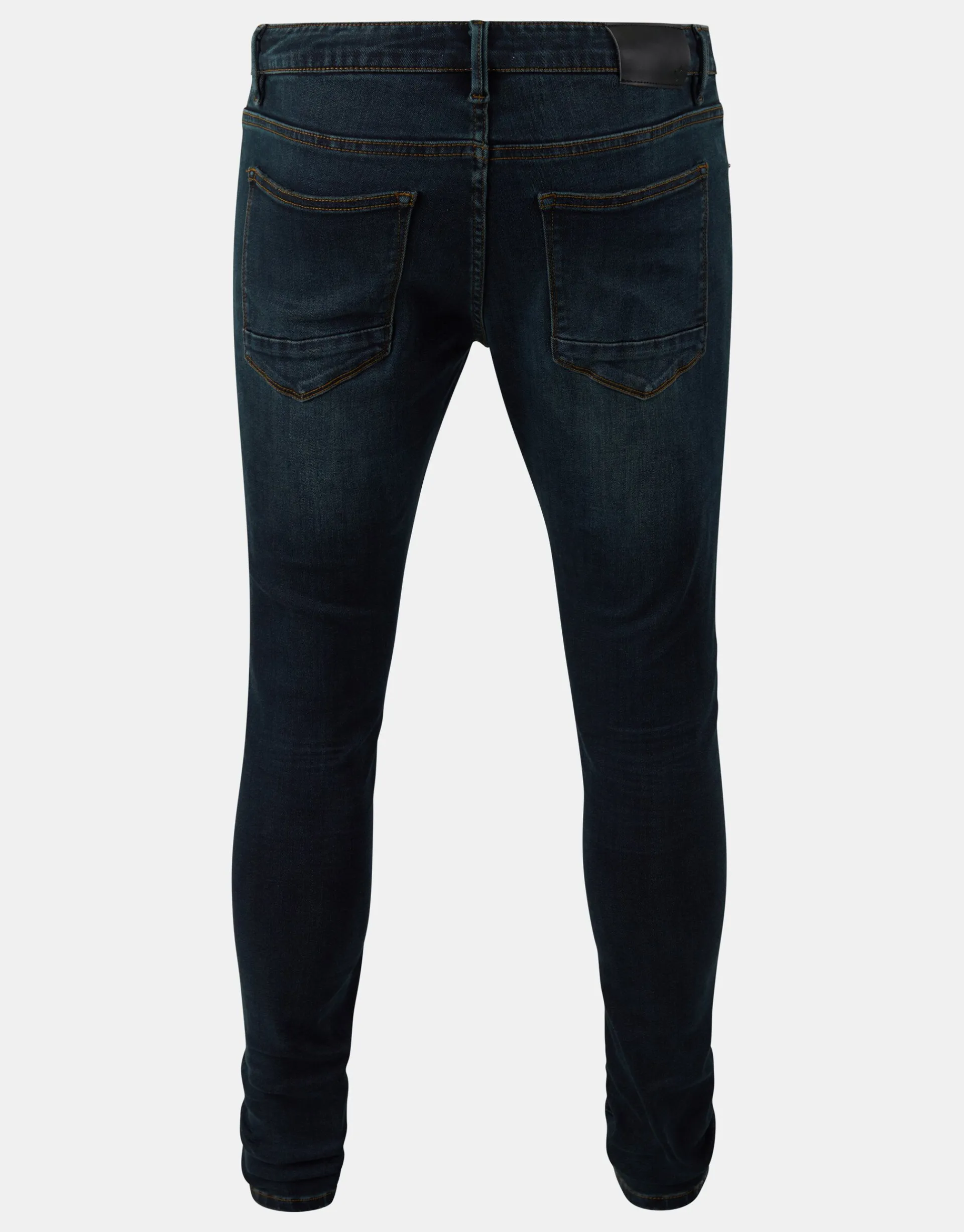 Shoeby Skinny Fit Jeans Donkerblauw L34<Heren Jeans