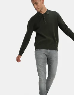 Shoeby Skinny Fit Jeans Grijs L34<Heren Jeans