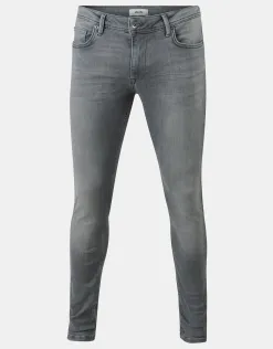 Shoeby Skinny Fit Jeans Grijs L34<Heren Jeans