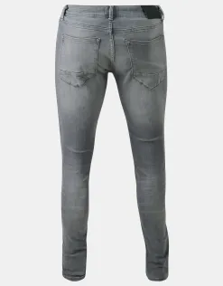 Shoeby Skinny Fit Jeans Grijs L34<Heren Jeans