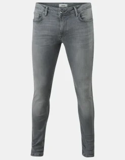 Shoeby Skinny Fit Jeans Lichtgrijs L32<Heren Jeans