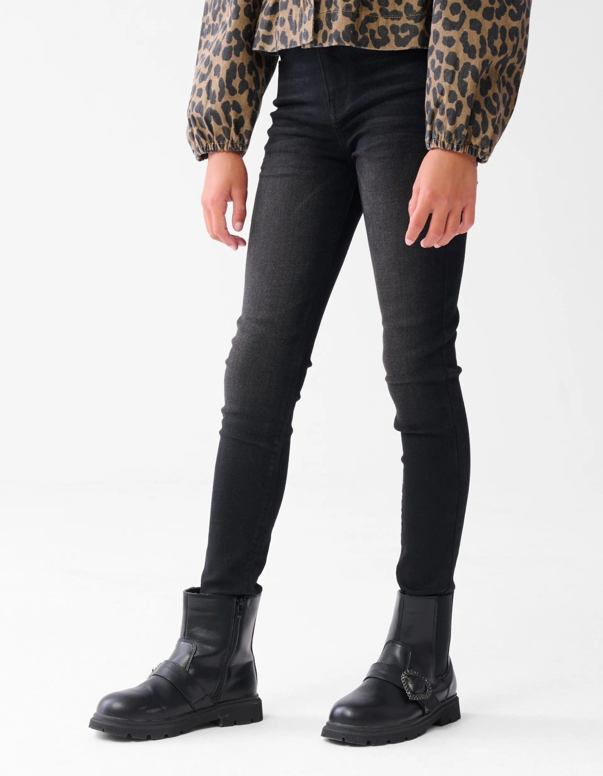 Shoeby Skinny Fit Jeans Zwart< Jeans