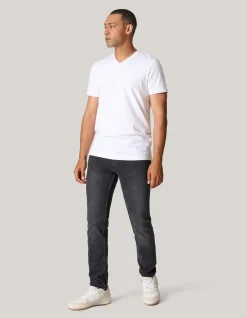 Shoeby Skinny Fit Jeans Zwart Washed L32<Heren Jeans