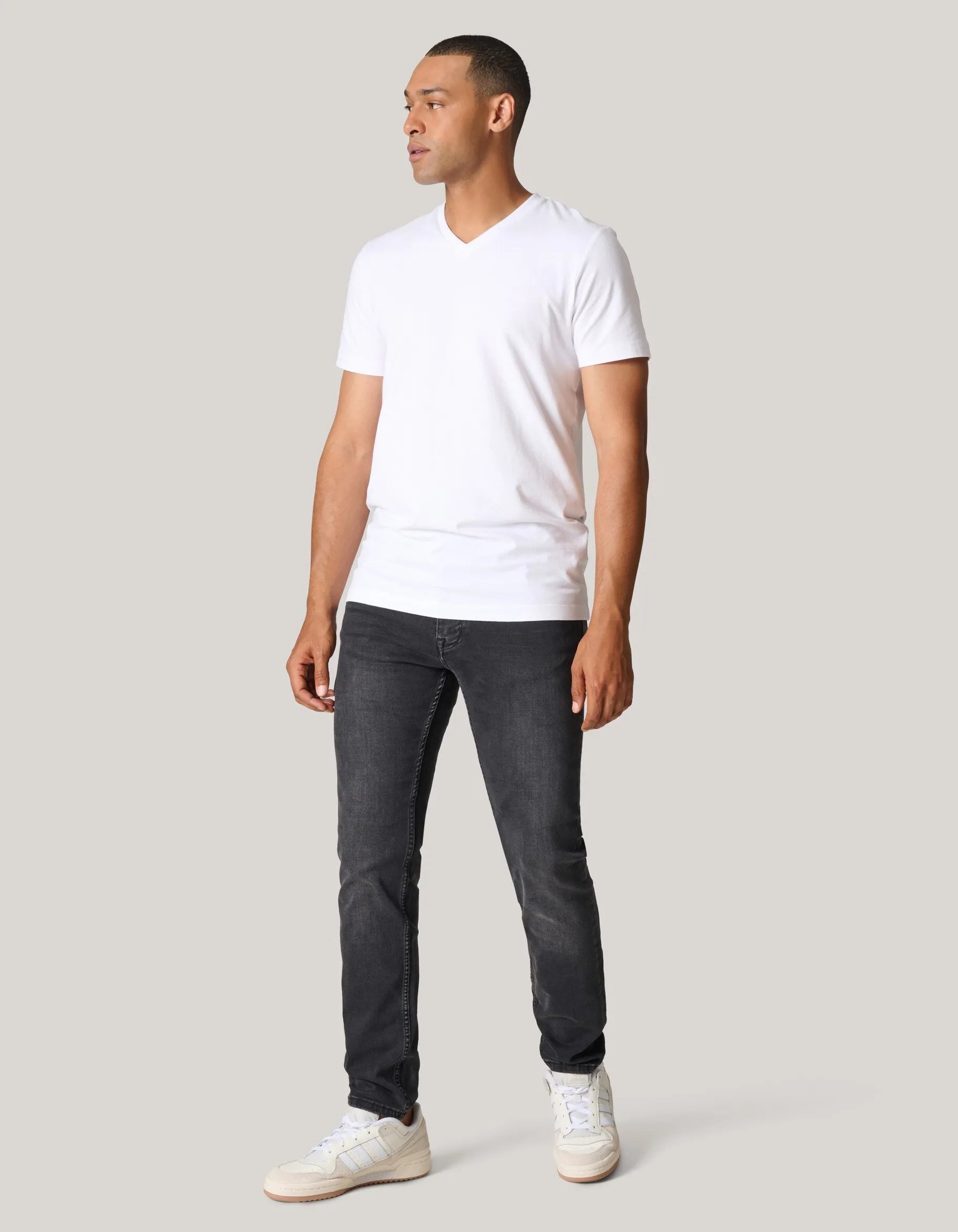 Shoeby Skinny Fit Jeans Zwart Washed L34<Heren Jeans