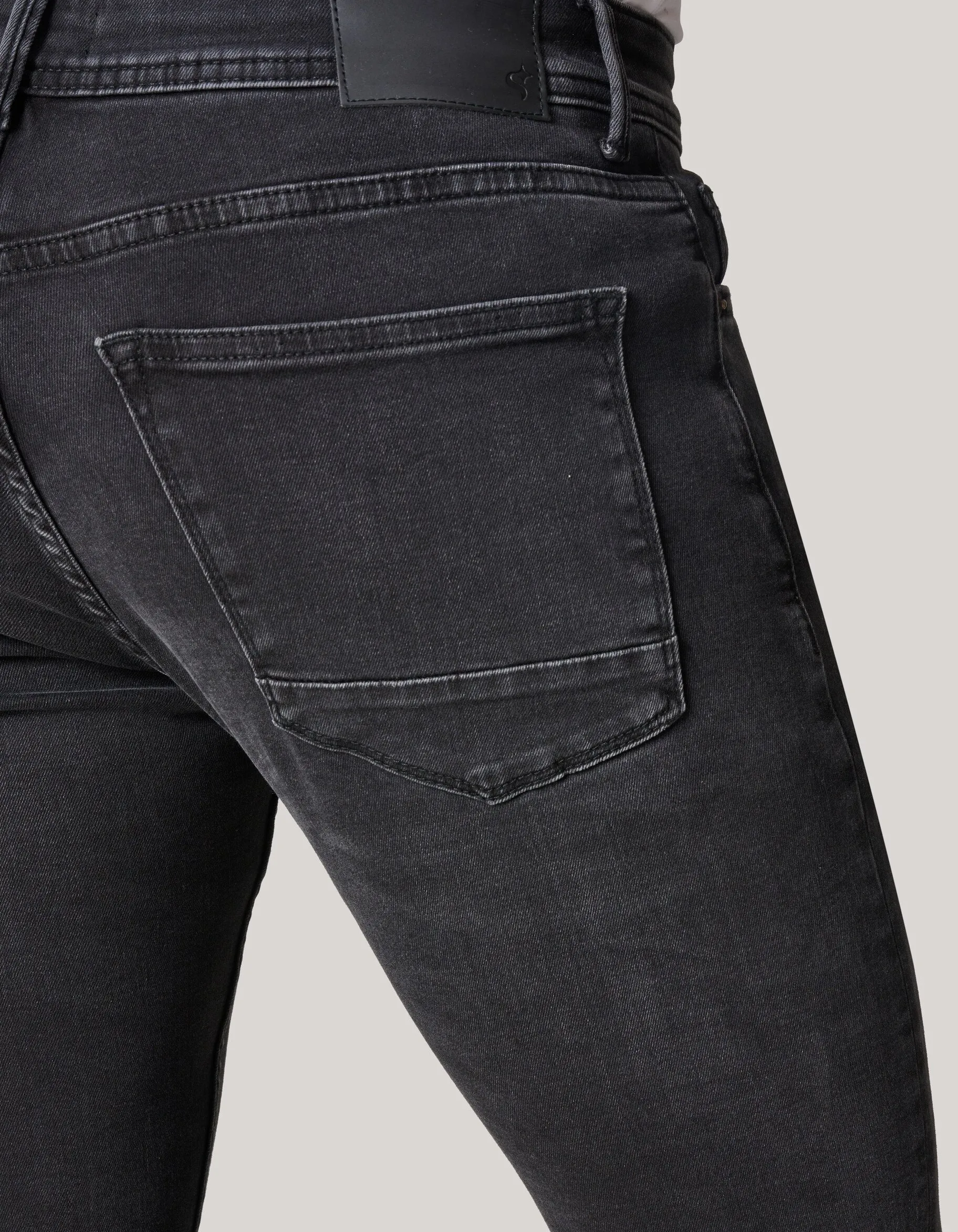 Shoeby Skinny Fit Jeans Zwart Washed L30<Heren Jeans