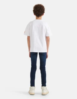 Shoeby Skinny Jeans Blauw/Zwart< Jeans