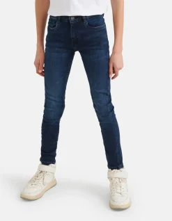 Shoeby Skinny Jeans Blauw/Zwart< Jeans