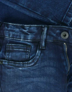 Shoeby Skinny Jeans Blauw/Zwart< Jeans