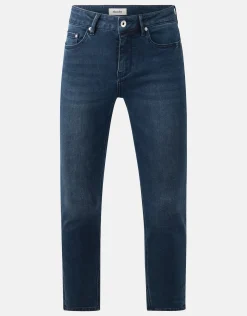 Shoeby Skinny Jeans Blauw/Zwart L28<DAMES Jeans