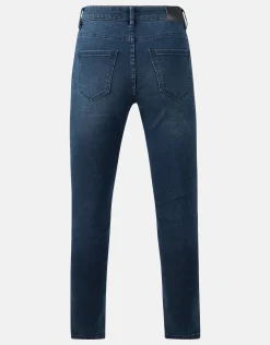 Shoeby Skinny Jeans Blauw/Zwart L28<DAMES Jeans