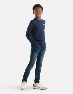 Shoeby Skinny Jeans Donkerblauw< Jeans