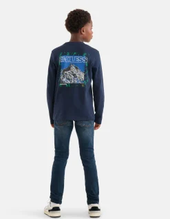 Shoeby Skinny Jeans Donkerblauw< Jeans
