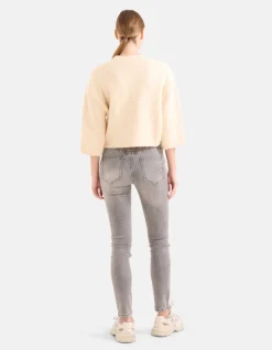 Shoeby Skinny Jeans Grijs L30<DAMES Jeans