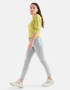 Shoeby Skinny Jeans Lichtgrijs L28<DAMES Jeans