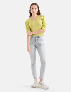 Shoeby Skinny Jeans Lichtgrijs L28<DAMES Jeans
