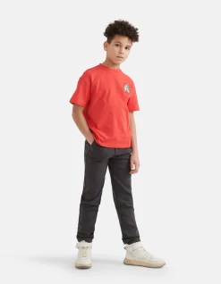 Shoeby Slim Fit Broek Donkergrijs< Broeken