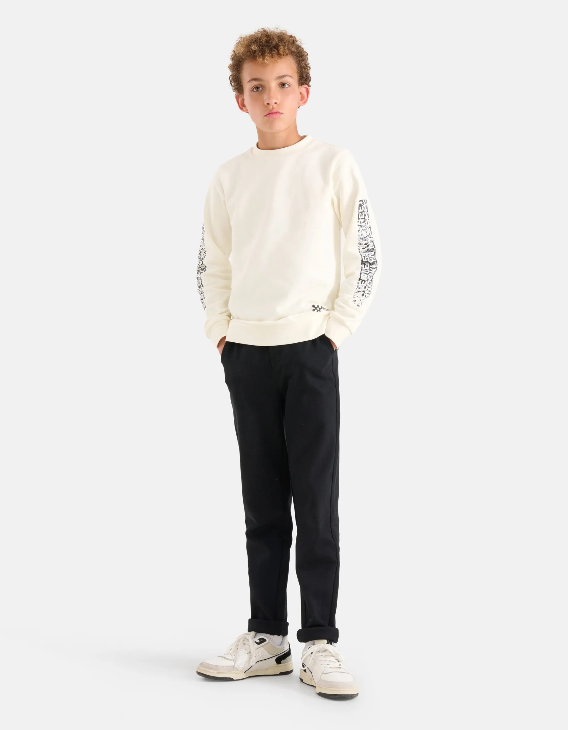 Shoeby Slim Fit Broek Zwart< Broeken
