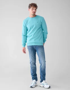 Shoeby Slim Fit Jeans Blauw/Grijs L32<Heren Jeans