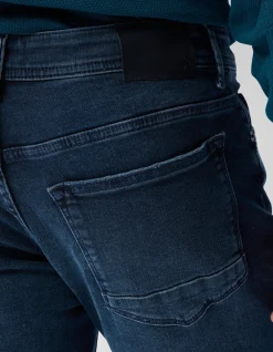 Shoeby Slim Fit Jeans Blauw/Zwart L32<Heren Jeans