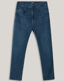 Shoeby Slim Fit Jeans Blauw/Zwart L32<Heren Jeans