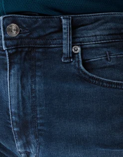Shoeby Slim Fit Jeans Blauw/Zwart L32<Heren Jeans