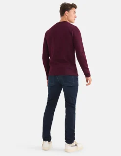 Shoeby Slim Fit Jeans Blauw/Zwart L34<Heren Jeans