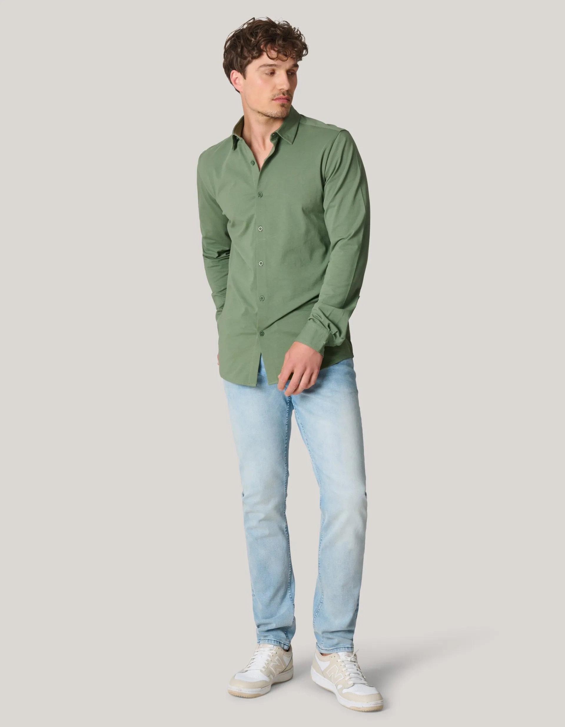 Shoeby Slim Fit Jeans Lichtblauw L32<Heren Jeans