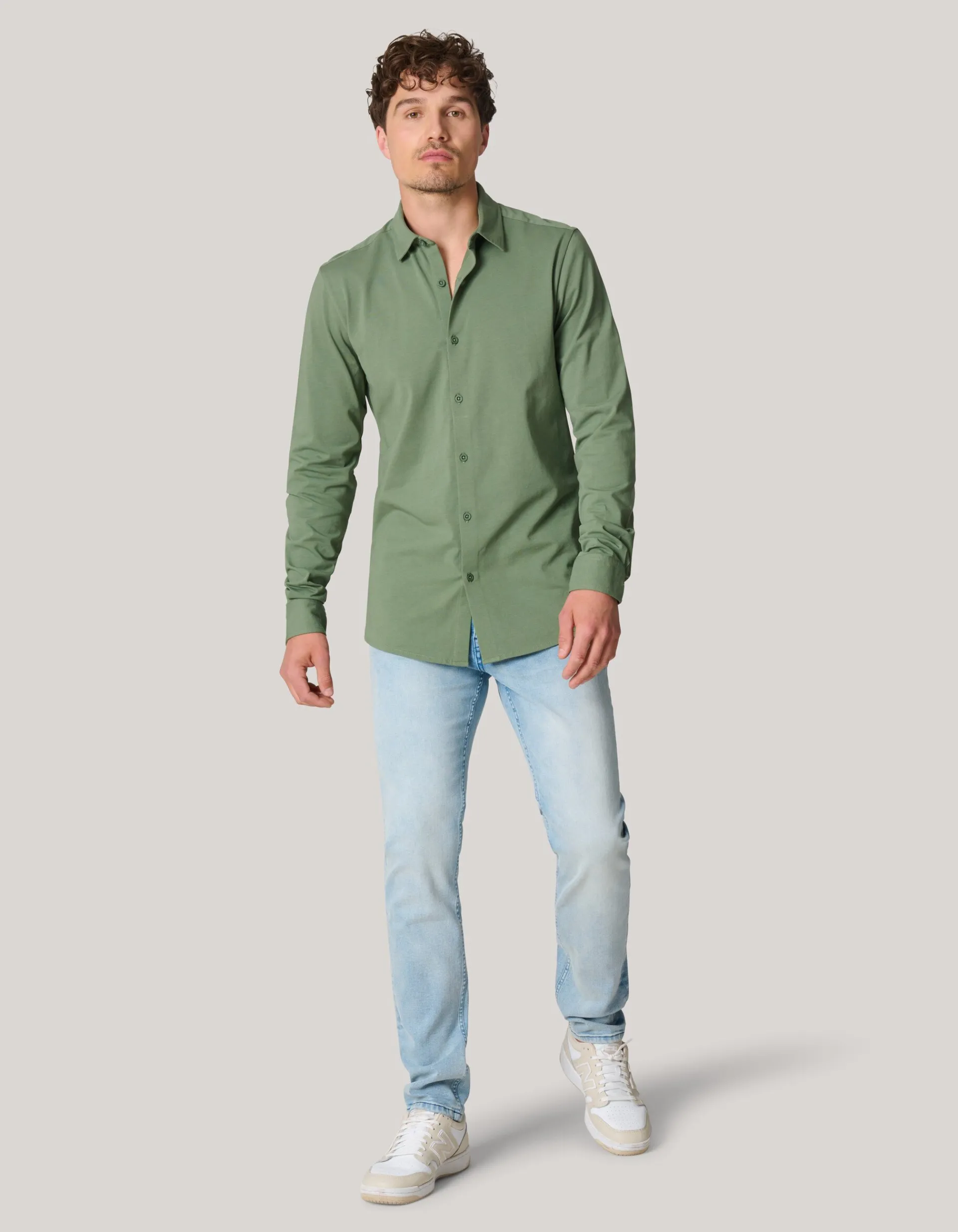 Shoeby Slim Fit Jeans Lichtblauw L32<Heren Jeans