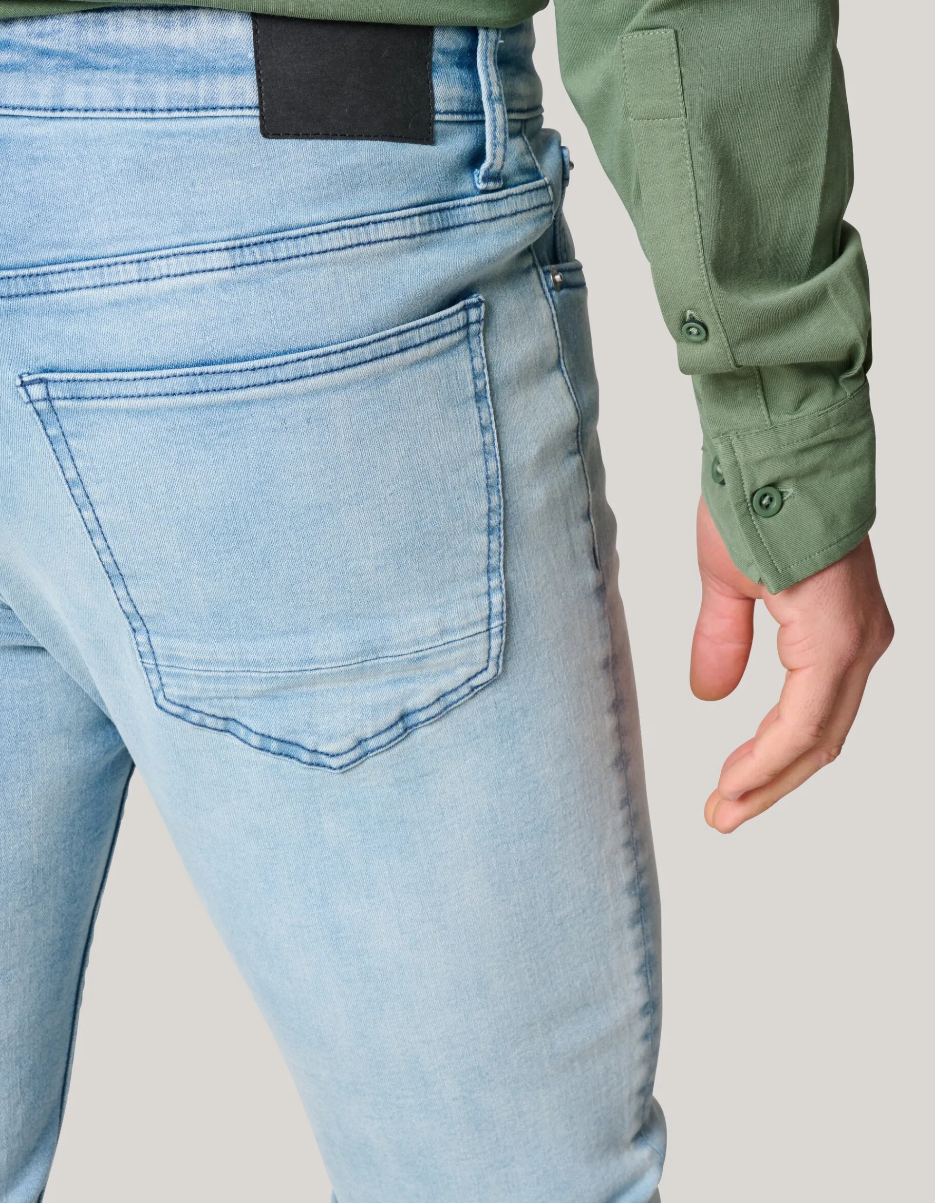 Shoeby Slim Fit Jeans Lichtblauw L32<Heren Jeans