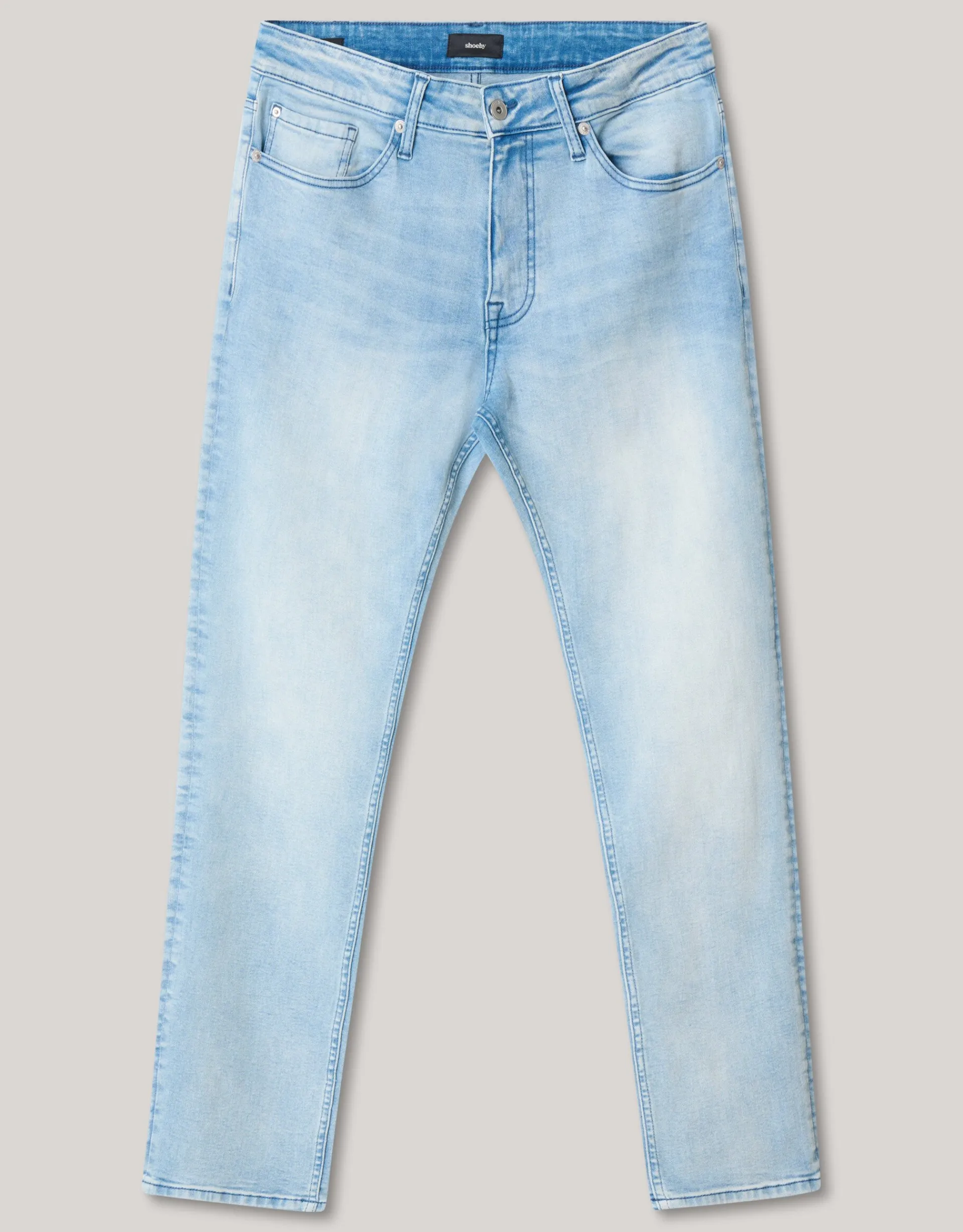 Shoeby Slim Fit Jeans Lichtblauw L32<Heren Jeans