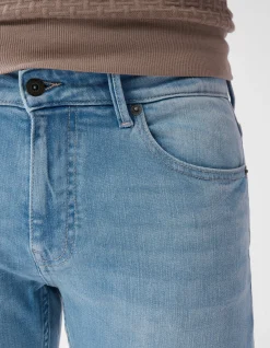 Shoeby Slim Fit Jeans Lichtblauw L32<Heren Jeans
