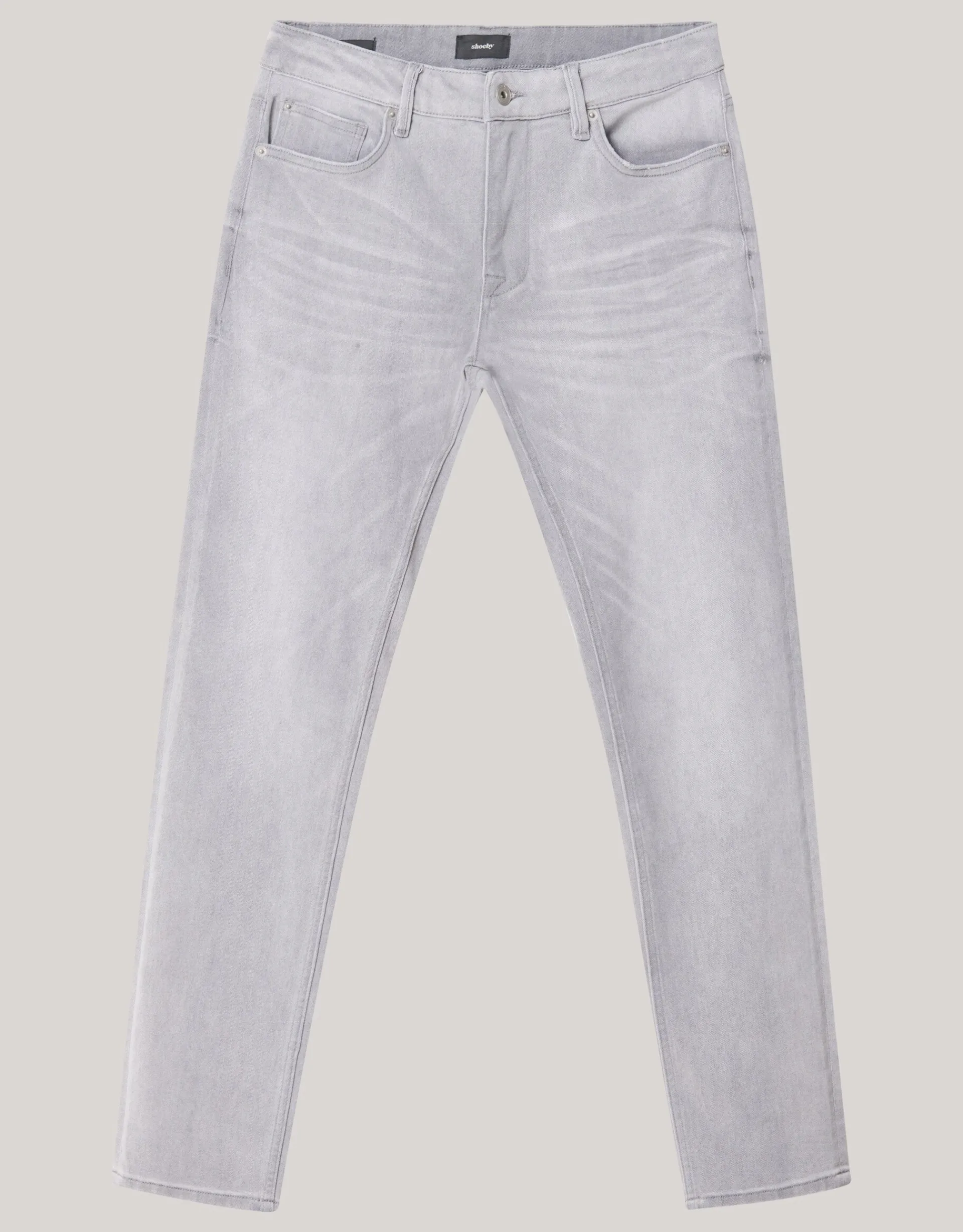 Shoeby Slim Fit Jeans Lichtgrijs L32<Heren Jeans
