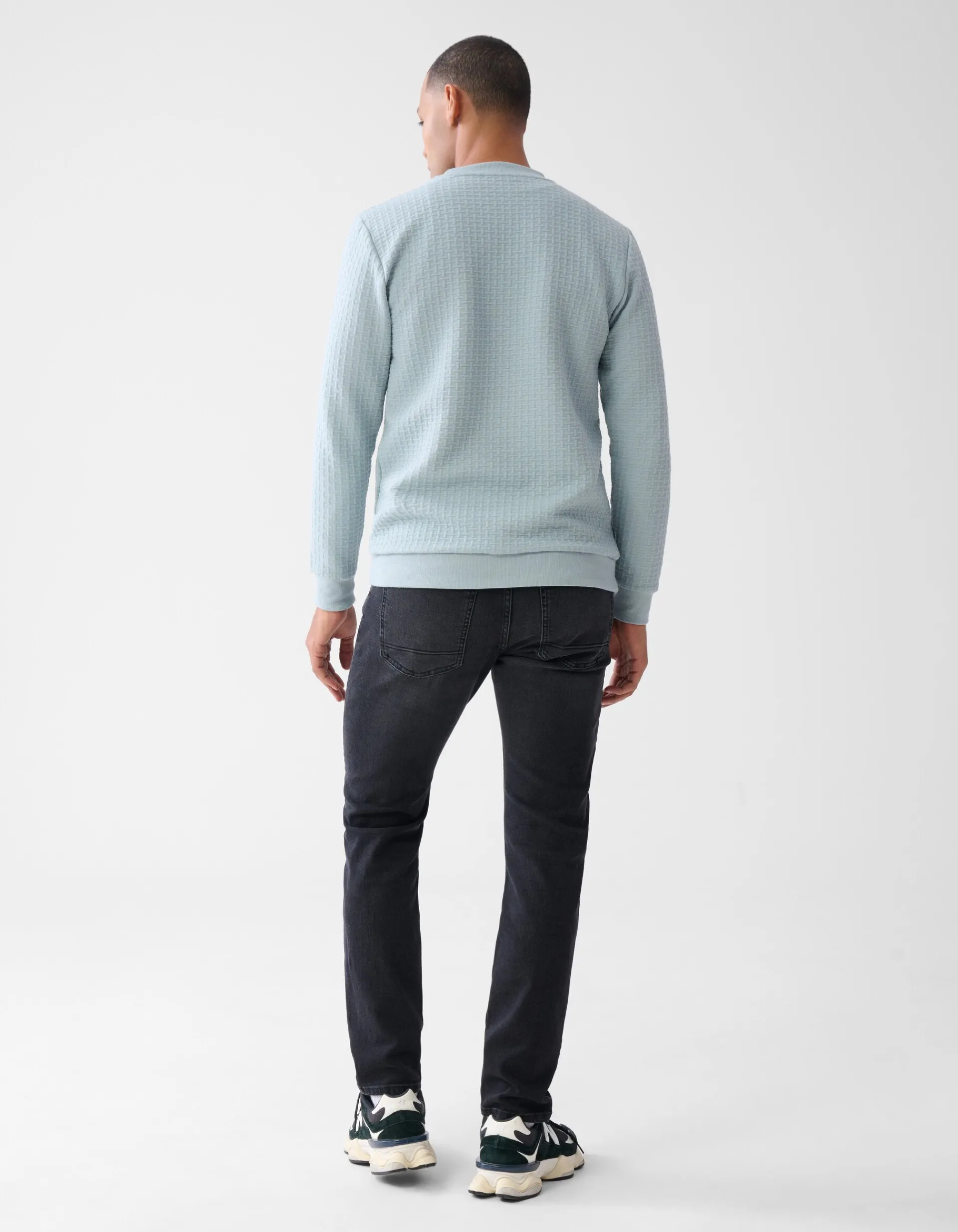 Shoeby Slim Fit Jeans Washed Black L32<Heren Jeans