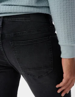 Shoeby Slim Fit Jeans Washed Black L32<Heren Jeans