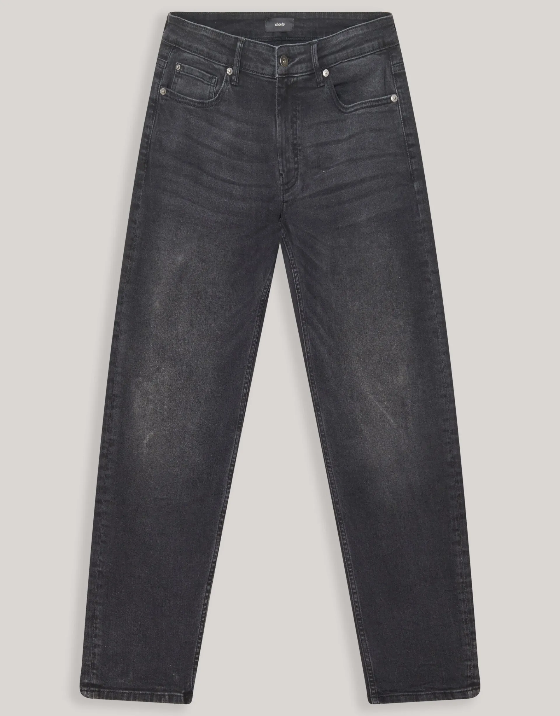 Shoeby Slim Fit Jeans Washed Black L32<Heren Jeans