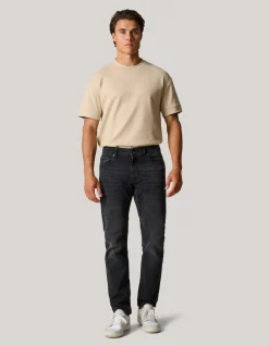 Shoeby Slim Fit Jeans Washed Black L34<Heren Jeans