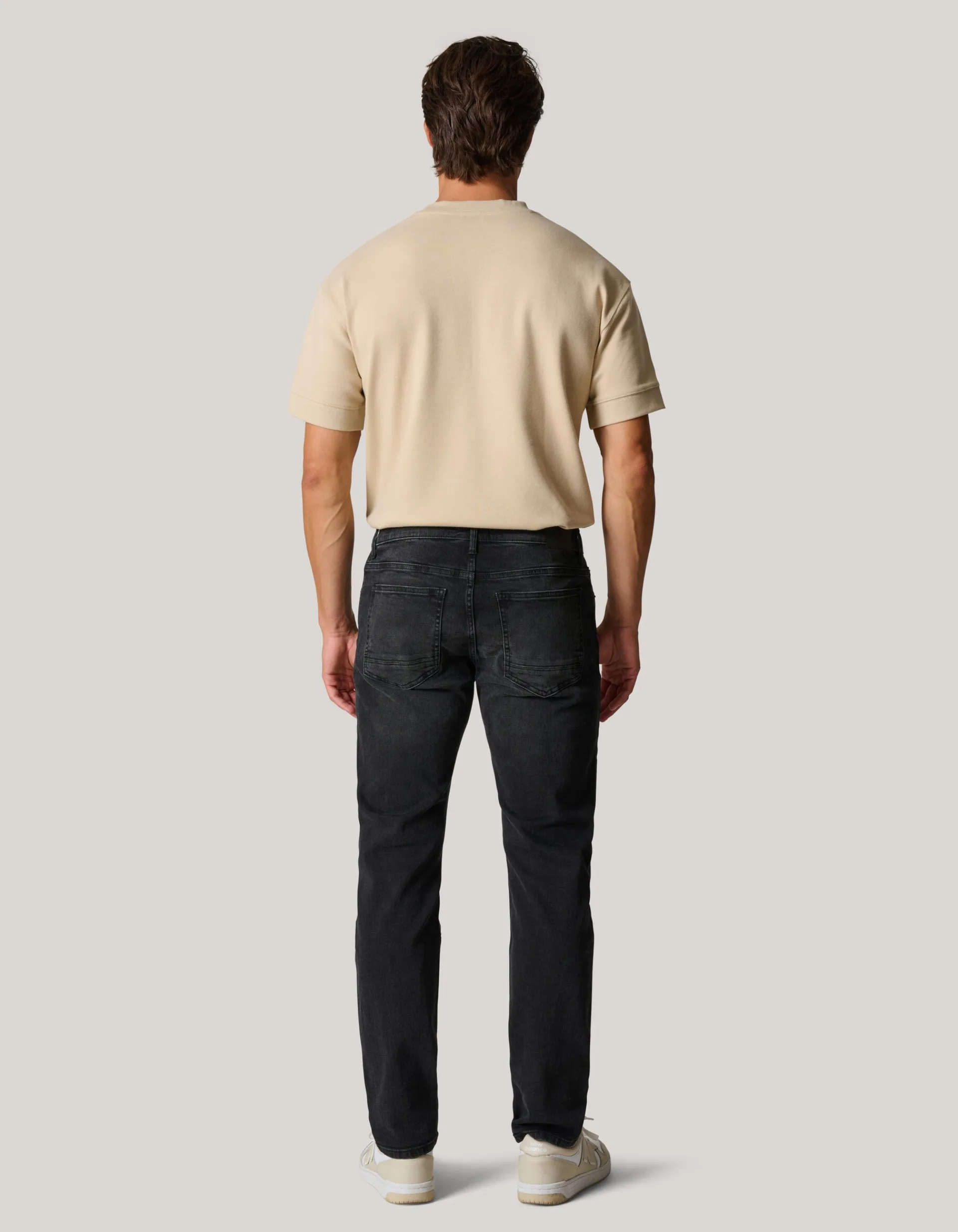Shoeby Slim Fit Jeans Washed Black L34<Heren Jeans