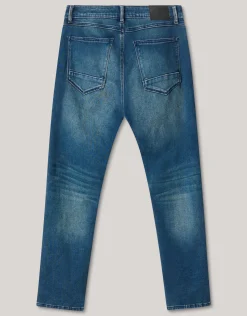 Shoeby Slim Fit Jog Jeans Donkerblauw L36<Heren Jeans