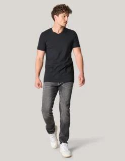 Shoeby Slim Fit Jog Jeans Grijs L32<Heren Jeans