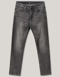 Shoeby Slim Fit Jog Jeans Grijs L32<Heren Jeans