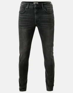 Shoeby Slim Fit Jog Jeans Grijs L34<Heren Jeans