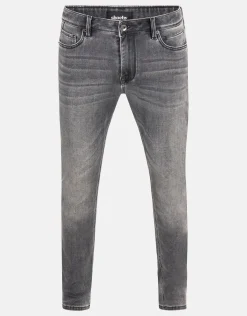 Shoeby Slim Fit Jog Jeans Grijs L30<Heren Jeans