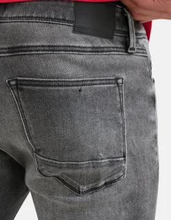 Shoeby Slim Fit Jog Jeans Lichtgrijs L32<Heren Jeans