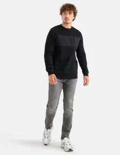 Shoeby Slim Fit Jog Jeans Lichtgrijs L34<Heren Jeans