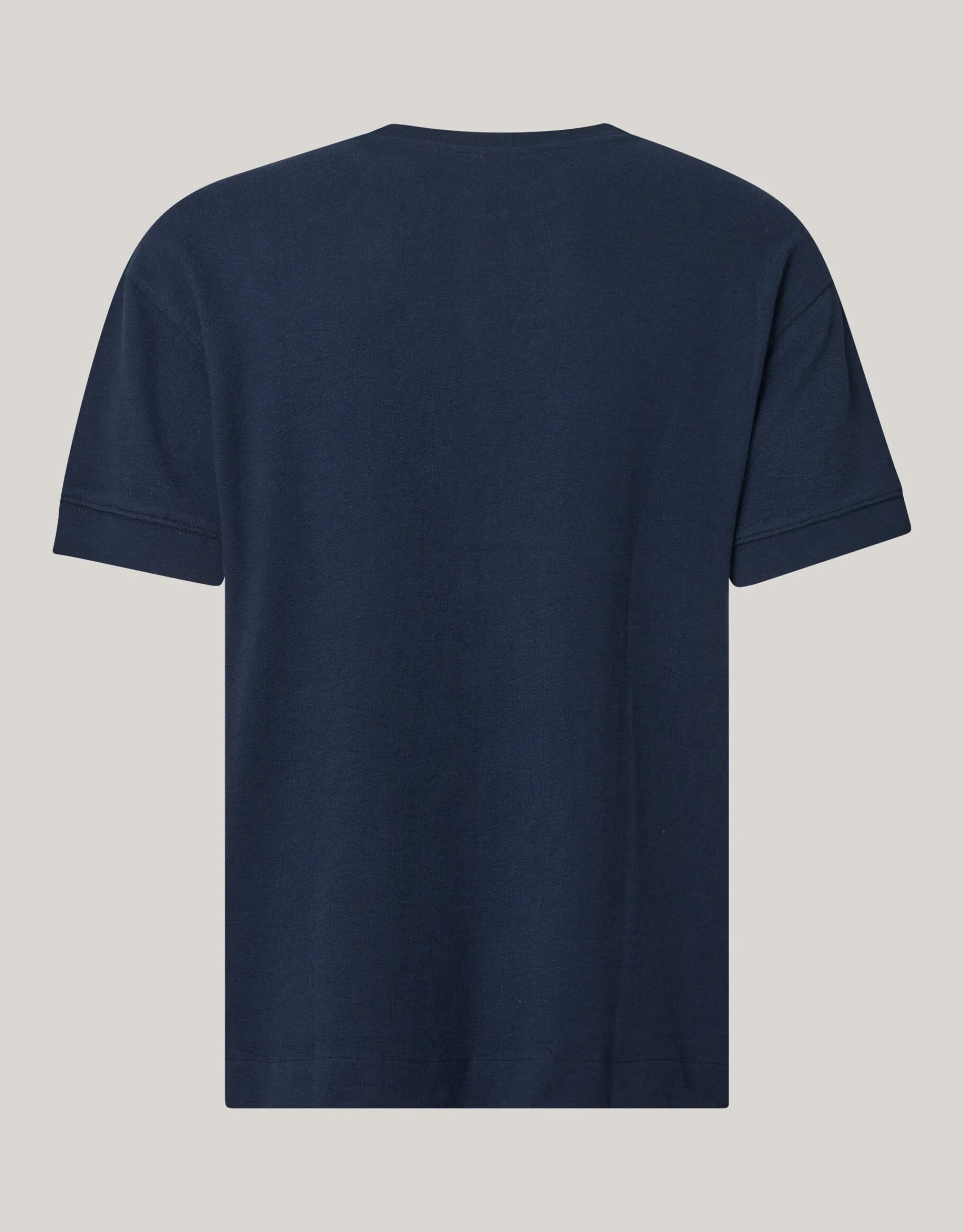 Shoeby Slub Structuur T-shirt Donkerblauw<Heren T-Shirts En Polo's