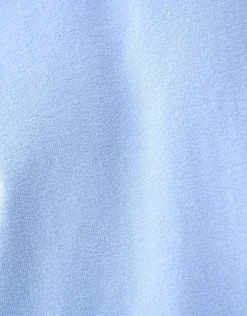 Shoeby Slub Structuur T-shirt Lichtblauw<Heren T-Shirts En Polo's