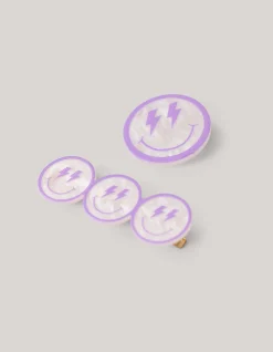 Shoeby Smile haarklemmen Paars< Haaraccessoires