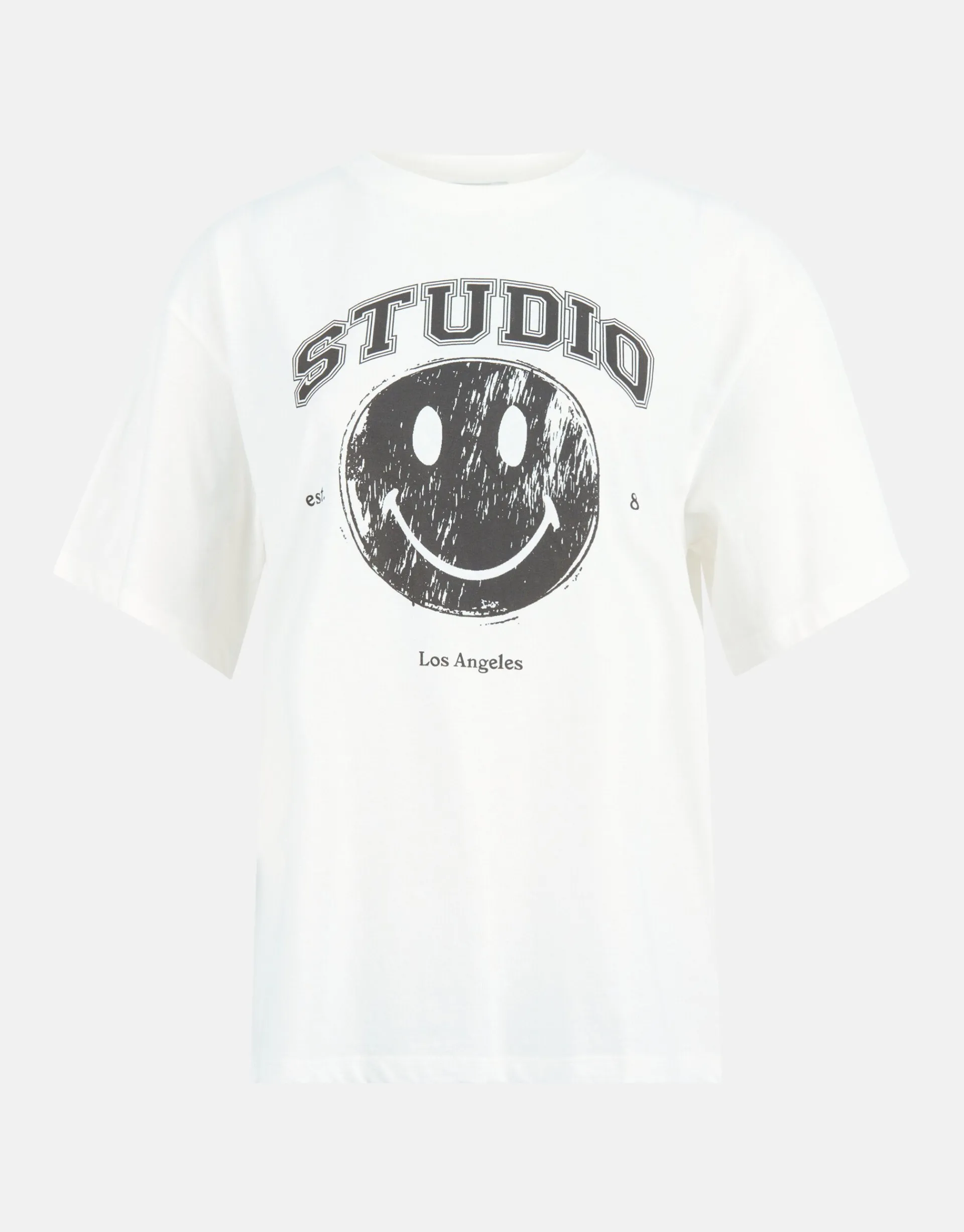 Shoeby Smiley Artwork T-shirt Wit<DAMES T-Shirts